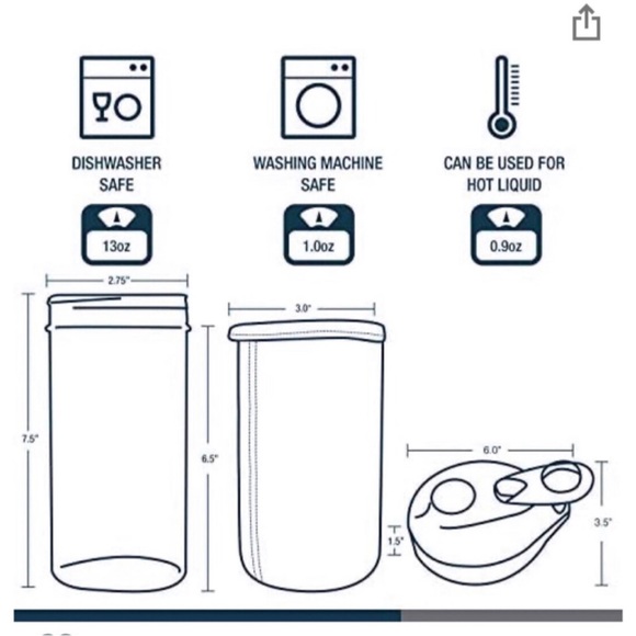 Masontops Mason Tops Jar Hydration Tumbler Drink Cup - Insulator Sleeve
Glass - Picture 12 of 16